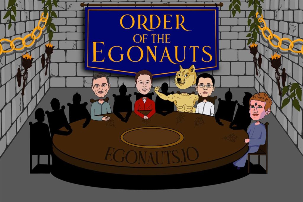 Current Egonauts taking their place at the Round Table